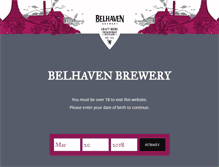 Tablet Screenshot of belhaven.co.uk